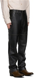 Andersson Bell Black New Mexico Leather Pants