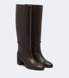 Aquazzura Cotswold leather knee-high boots