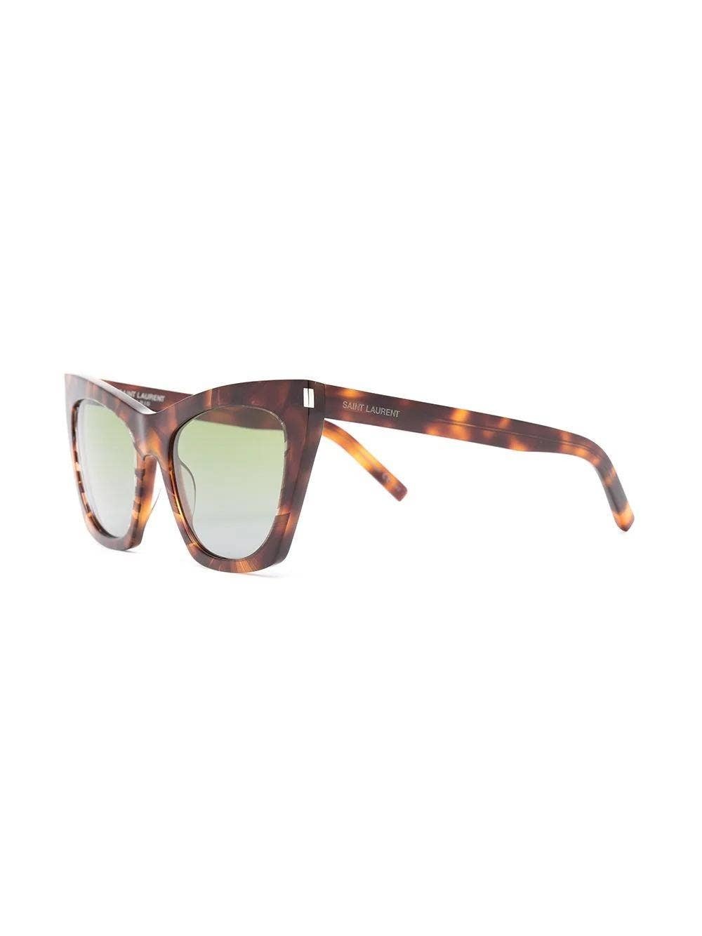 BUTTERFLY SUNGLASSES 641815 IN BLACK ACETATE WHITE METAL LOGO