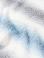 Orlebar Brown - Benham Oasis Striped Cotton Hoodie - Blue