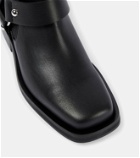 Ganni Faux leather Chelsea boots