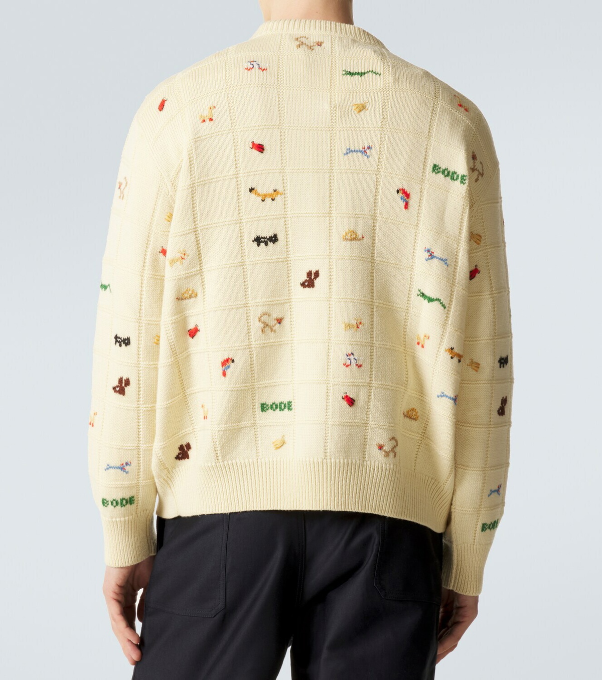 Bode Zoologist wool and alpaca sweater