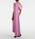 Roksanda Maite caped draped midi dress