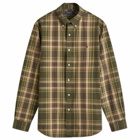 Polo Ralph Lauren Men's Check Shirt in Olive Multi