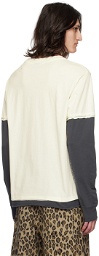 BLUEMARBLE Off-White Double Long Sleeve T-Shirt