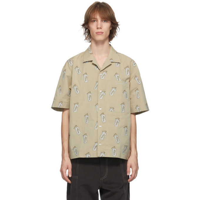 Photo: Jacquemus Beige La Chemise Jean Shirt