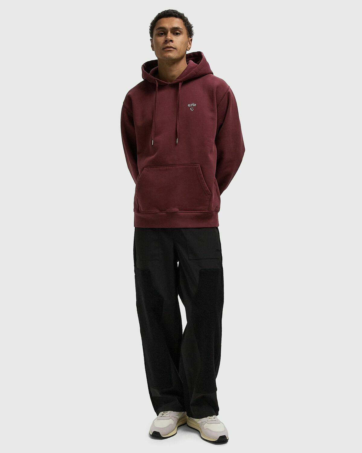 Arte Antwerp Arte Heart Hoodie Red Mens Hoody