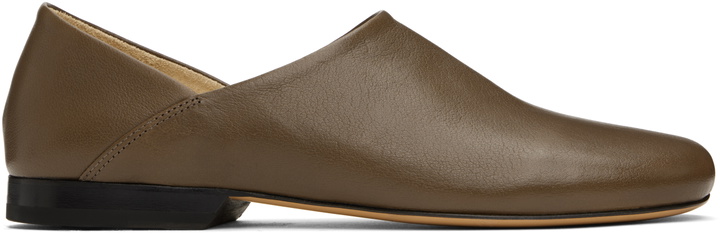 Photo: LEMAIRE Brown Leather Slippers