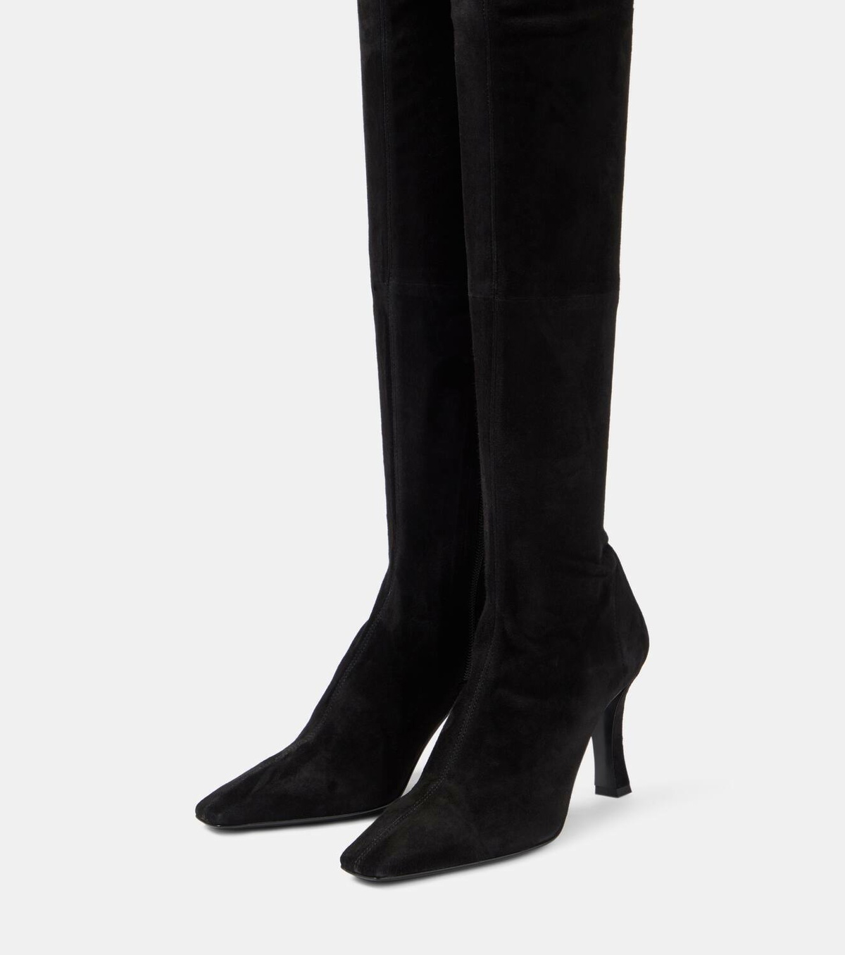 The Row Annette suede over-the-knee boots The Row