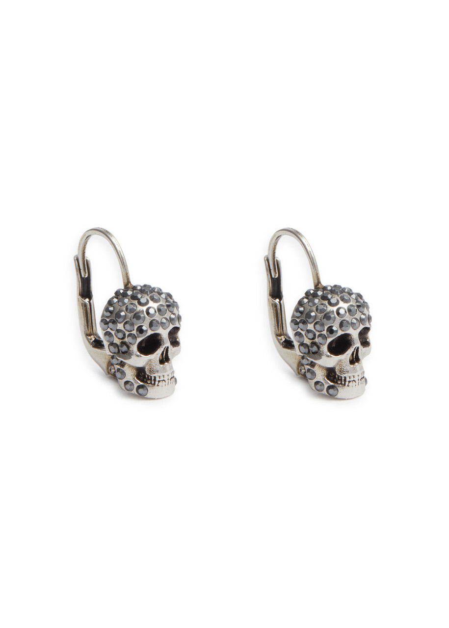 Alexander Mcqueen Skull embellished Hoop Earrings Silver One Size Alexander McQueen