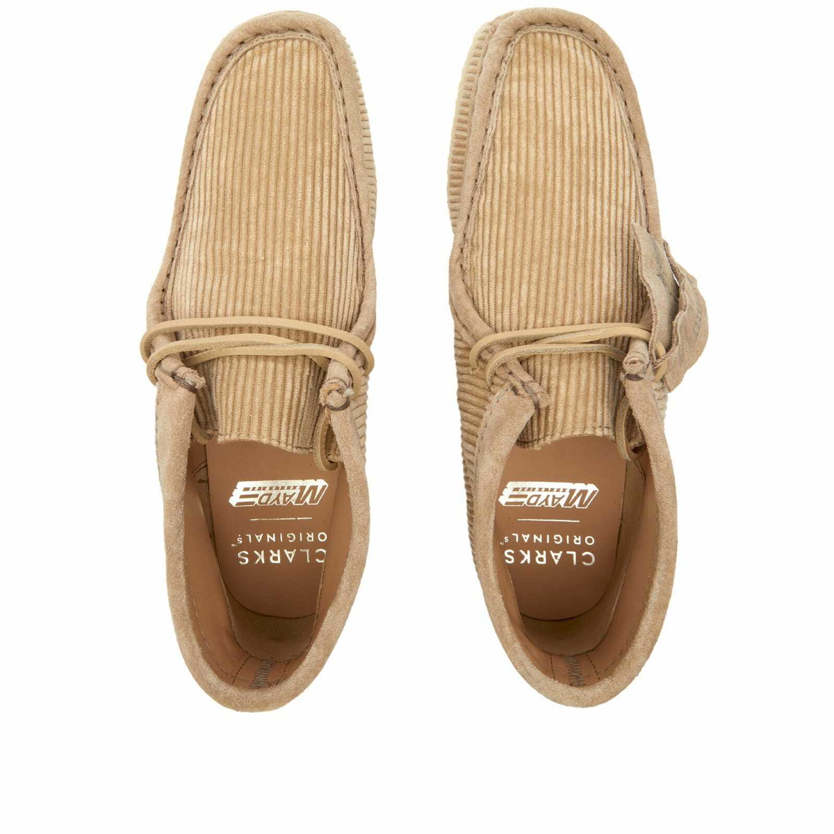 Clarks × MAYDE WORLDWIDE WALLABEE BOOT Clarks Originals Women's Mayde Wallabee Boot in Pacific Blue
