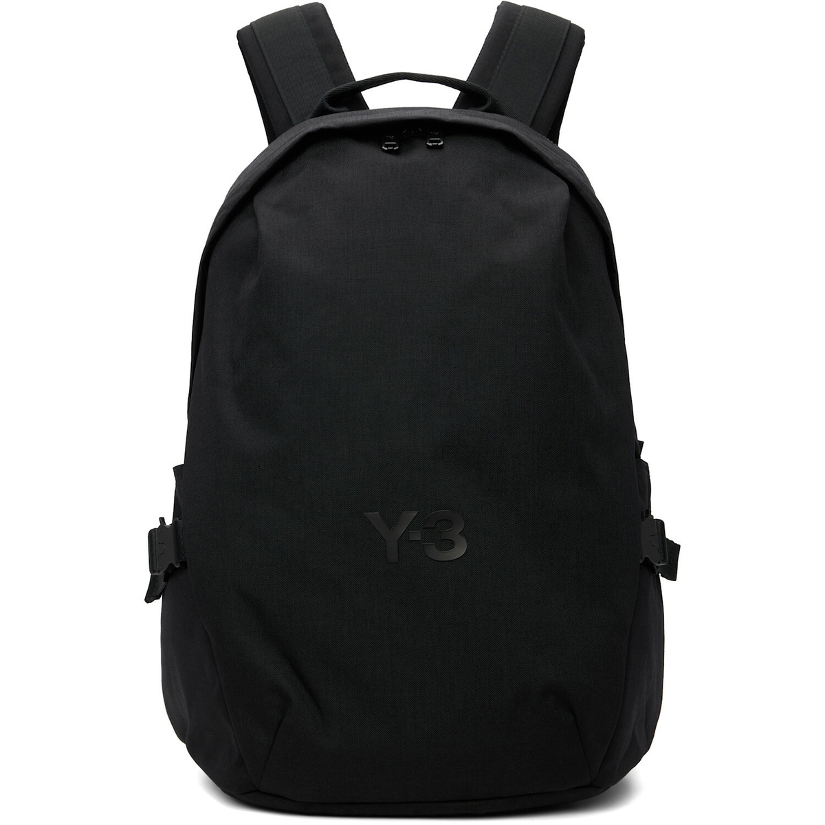 Y-3 Black Bonded-Logo Backpack