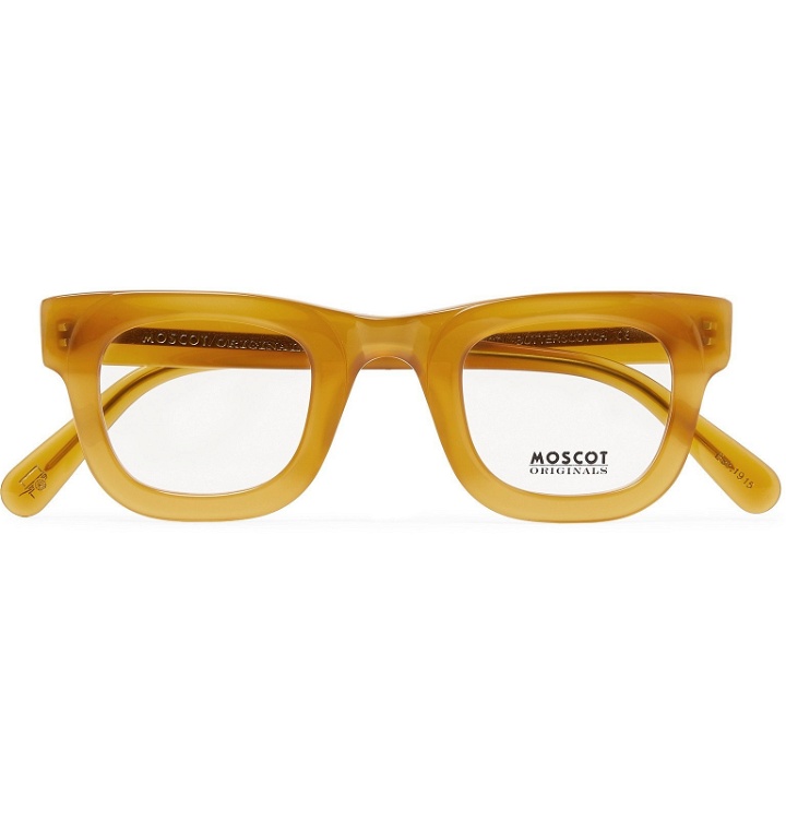 Photo: Moscot - Fritz Round-Frame Acetate Optical Glasses - Brown