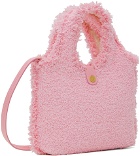 Balmain Pink Mini B-Army Grocery Bag