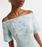 Markarian Gilda floral brocade gown