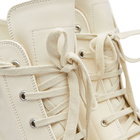 Rick Owens Men's High Sneakers in Milk