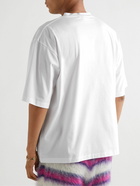 Marni - Logo-Print Cotton-Jersey T-Shirt - White