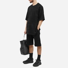 BYBORRE Men's Oversized Knitted T-Shirt in Black