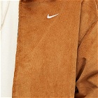 Nike Men's Life Harrington Jacket Cord in Ale Brown/White
