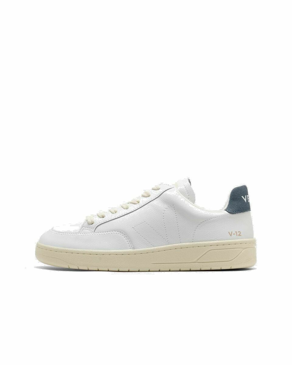 Photo: Veja V 12 Stitch O.T. Leather White - Womens - Lowtop