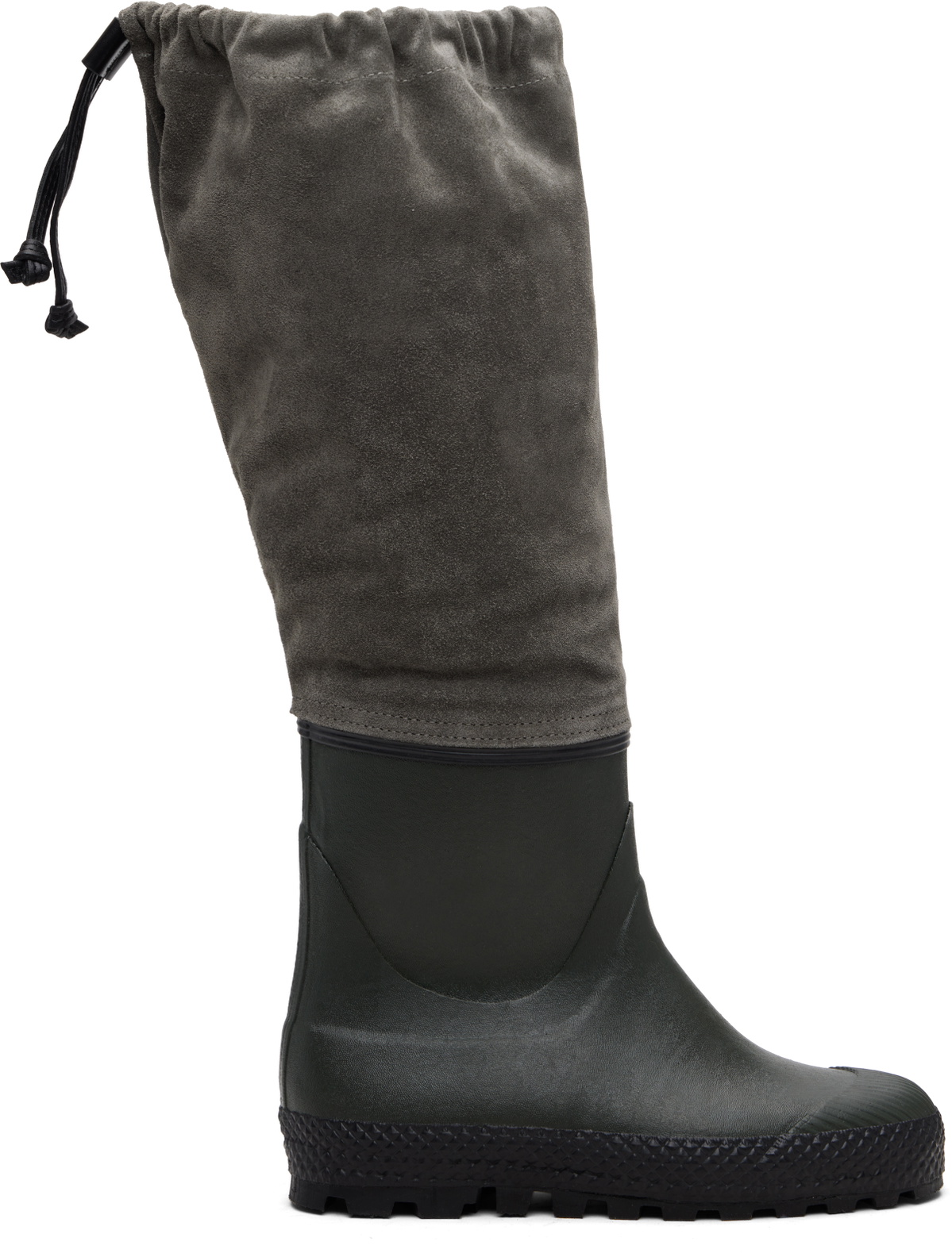 Rier Green & Gray Farmer Rain Tall Boots