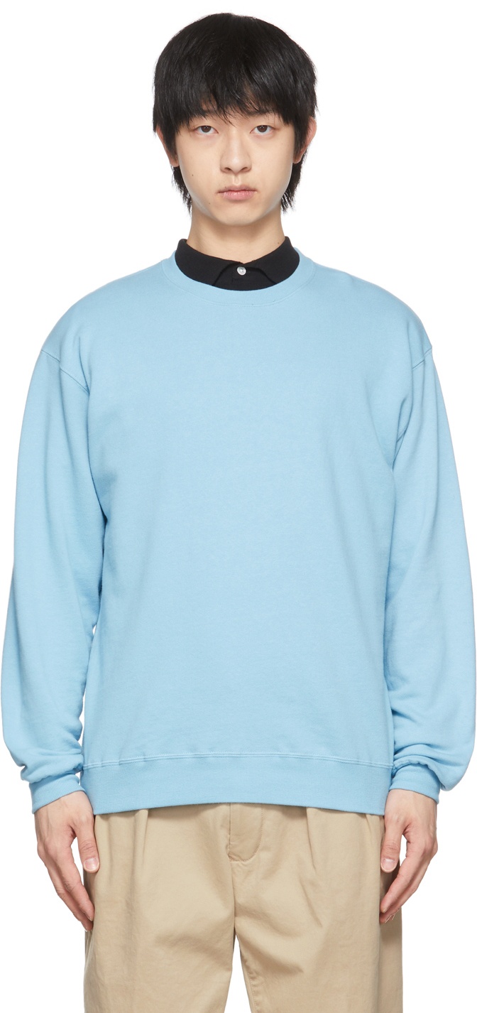 Photo: BEAMS PLUS Blue Cotton Sweatshirt