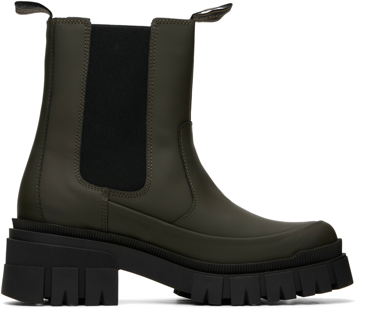 Barbour Khaki Sofie Chelsea Boots