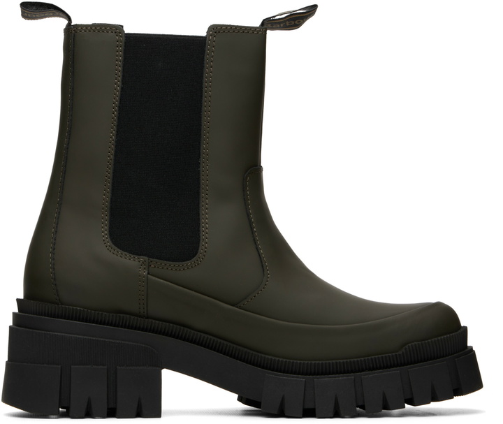 Photo: Barbour Khaki Sofie Chelsea Boots