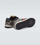 Gucci Screener GG leather-trimmed sneakers