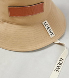 Loewe Logo canvas bucket hat