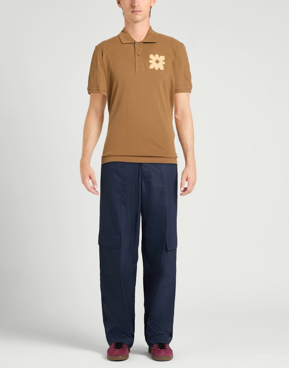 Sandro Mens Polo shirt Camel