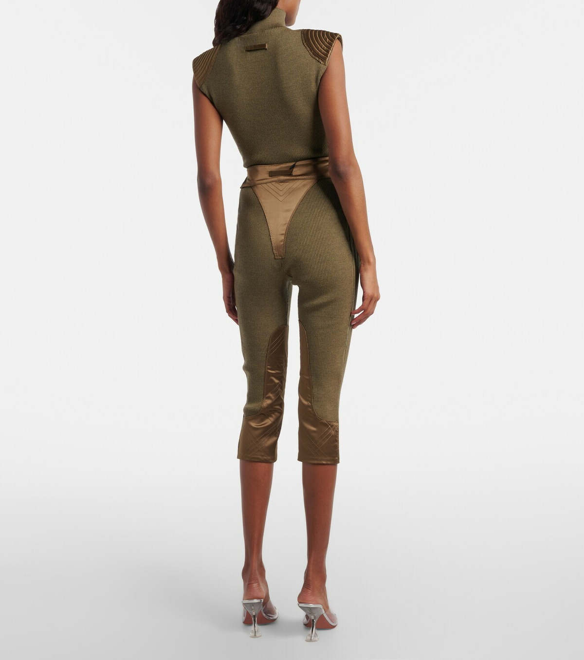 Jean Paul Gaultier Wool-blend Capri pants