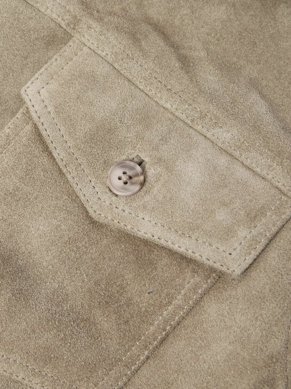 Officine Générale - Leonide Suede Jacket - Neutrals