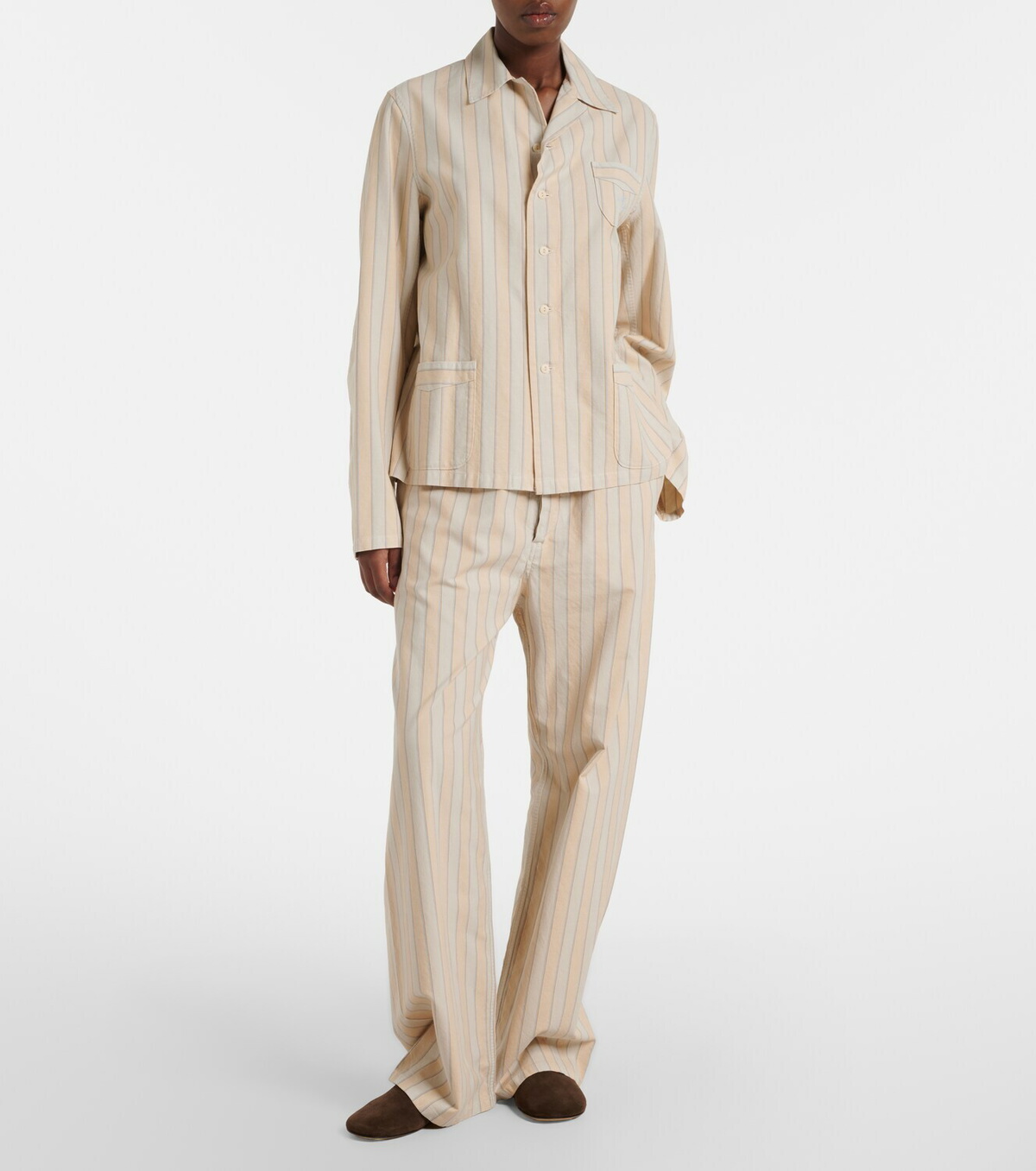 Maison Margiela Striped cotton shirt