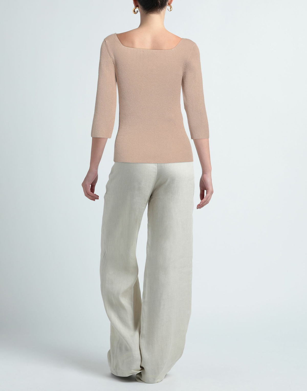 Fendi Womens Sweater Sand