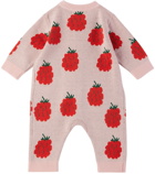 TINYCOTTONS Baby Pink Raspberries Jumpsuit