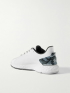 G/FORE - MG4 Rubber-Trimmed Coated-Mesh Golf Shoes - White