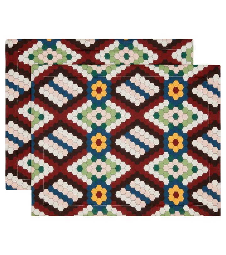 Photo: La DoubleJ Honeycomb Tiles set of 2 placemats