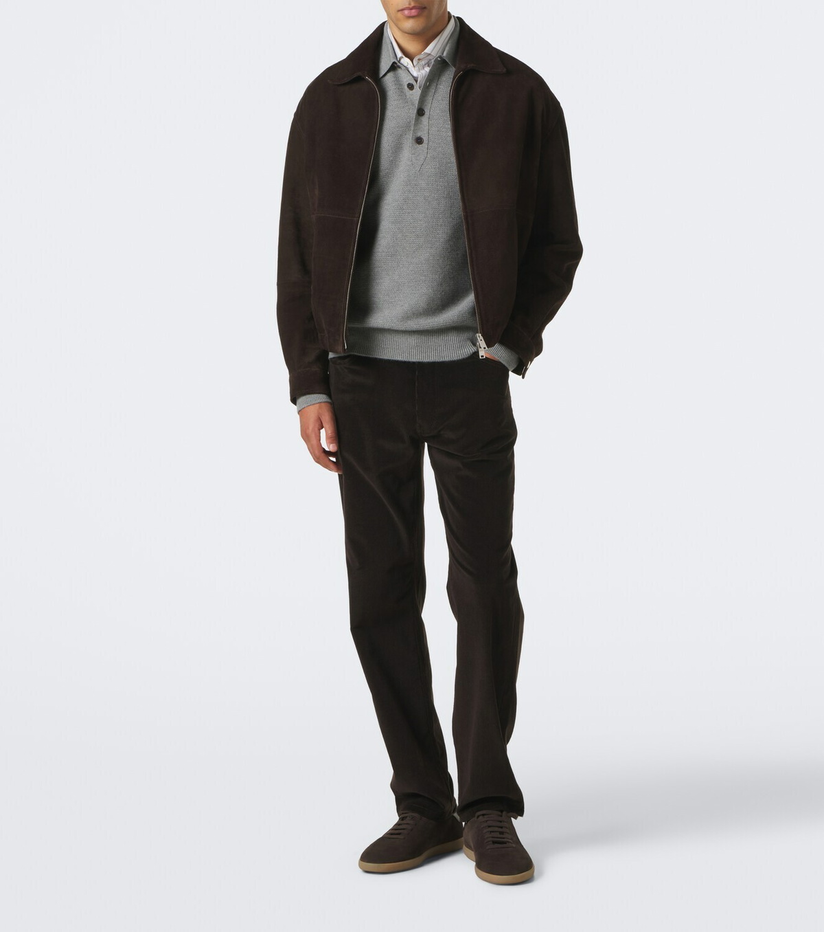 Zegna Roccia corduroy straight pants