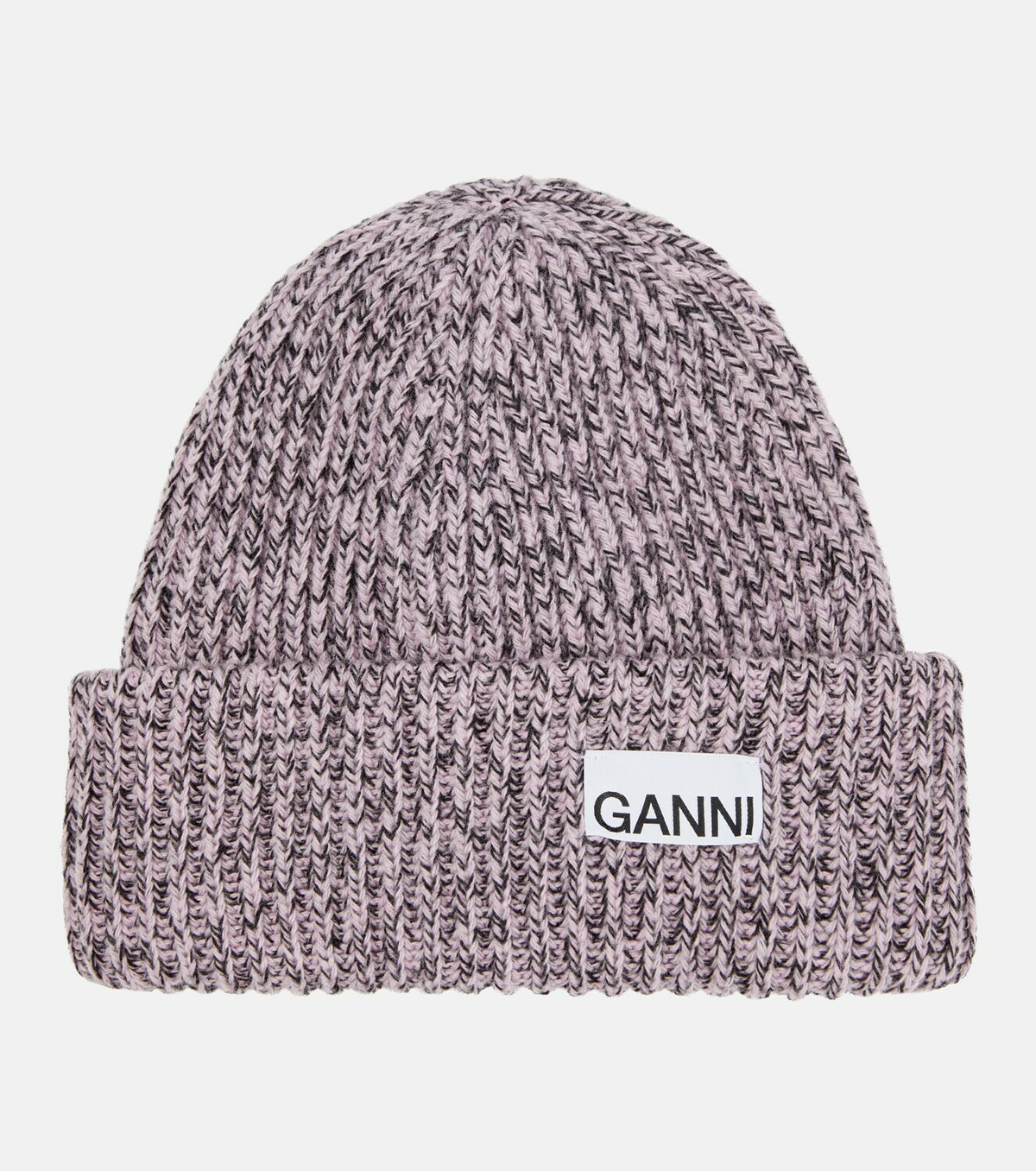 Ganni - Ribbed-knit wool-blend beanie GANNI