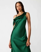 Steve Madden Analeia Dress in Green Satin