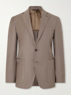 Canali - Kei Wool Suit Jacket - Brown