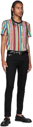 Versace Jeans Couture Multicolor Handstripes T-Shirt