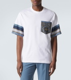 Dolce&Gabbana Printed cotton and silk T-shirt