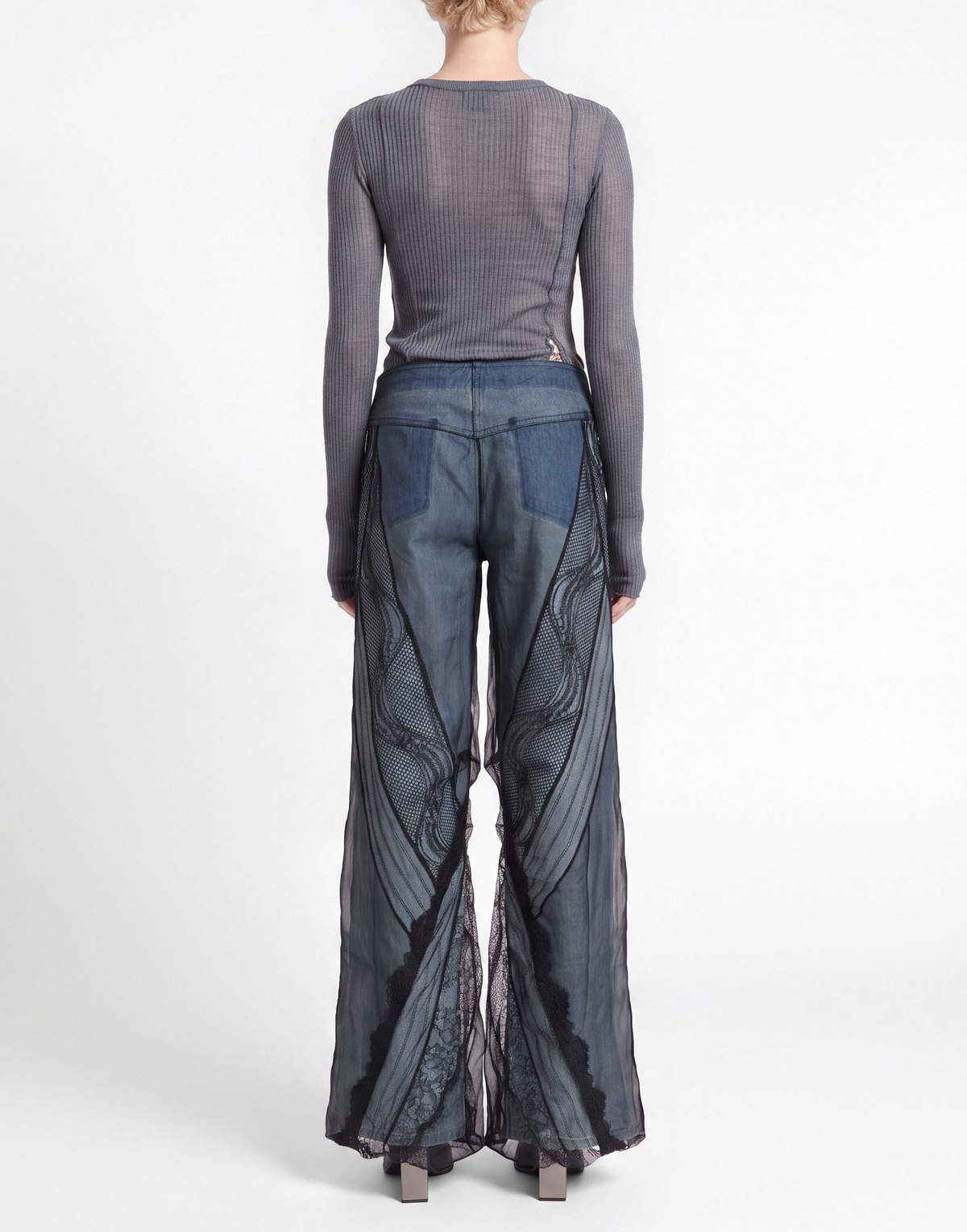 Christopher Esber Womens Jeans in Blue