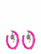 PUCCI Resin Hoop Earrings with Pesci