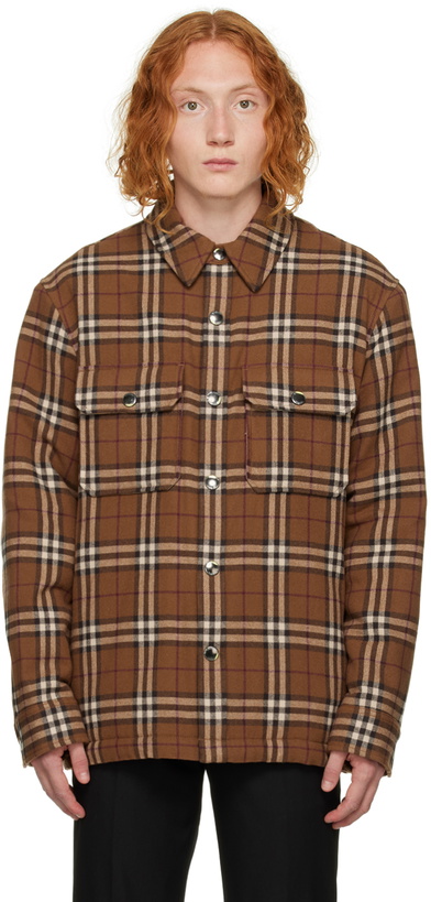 Photo: Burberry Brown Vintage Check Jacket