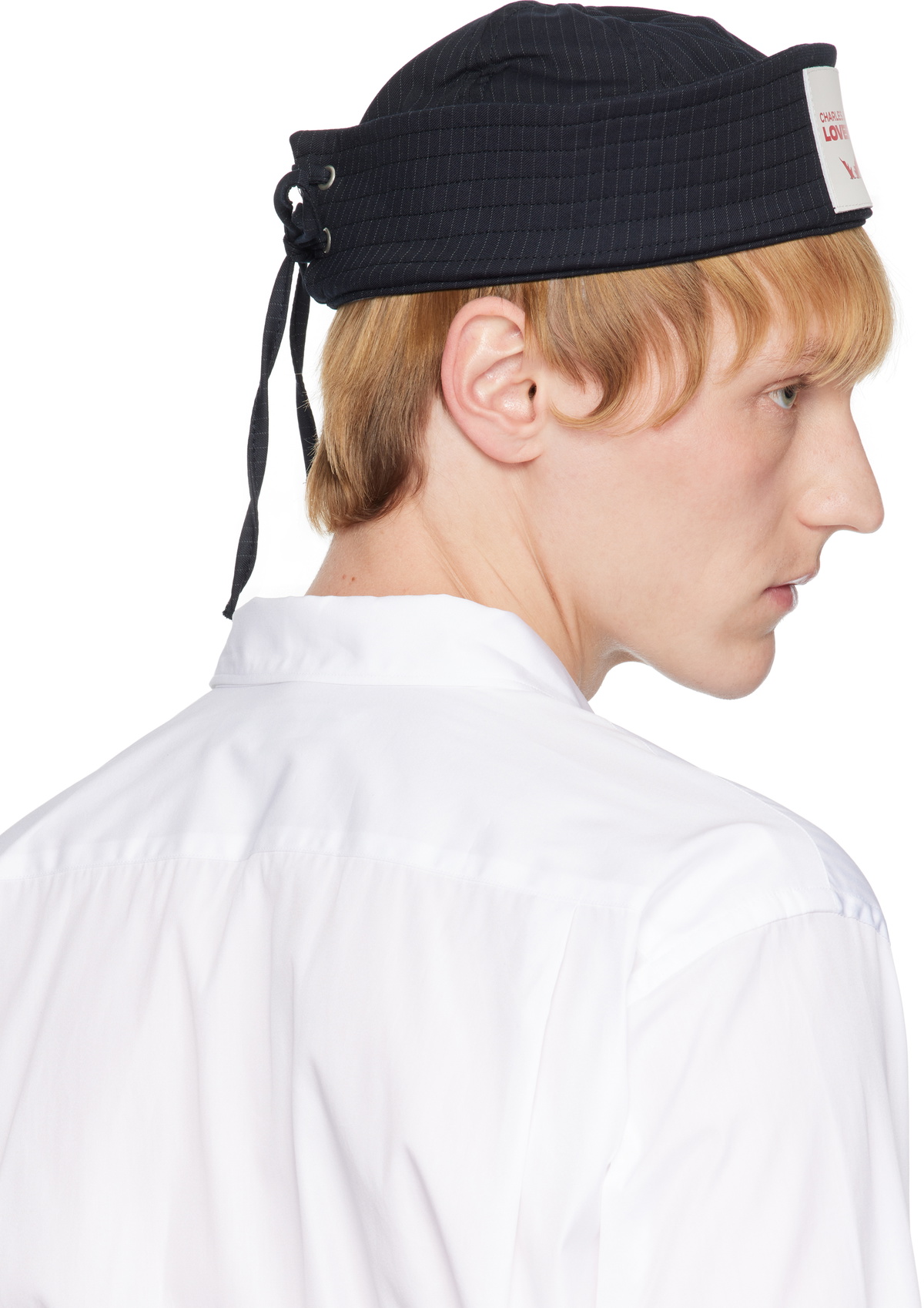 Charles Jeffrey LOVERBOY SSENSE Exclusive Navy Sailor Hat