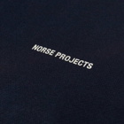 Norse Projects Men's Vagn Logo Crew Sweat in Dark Navy