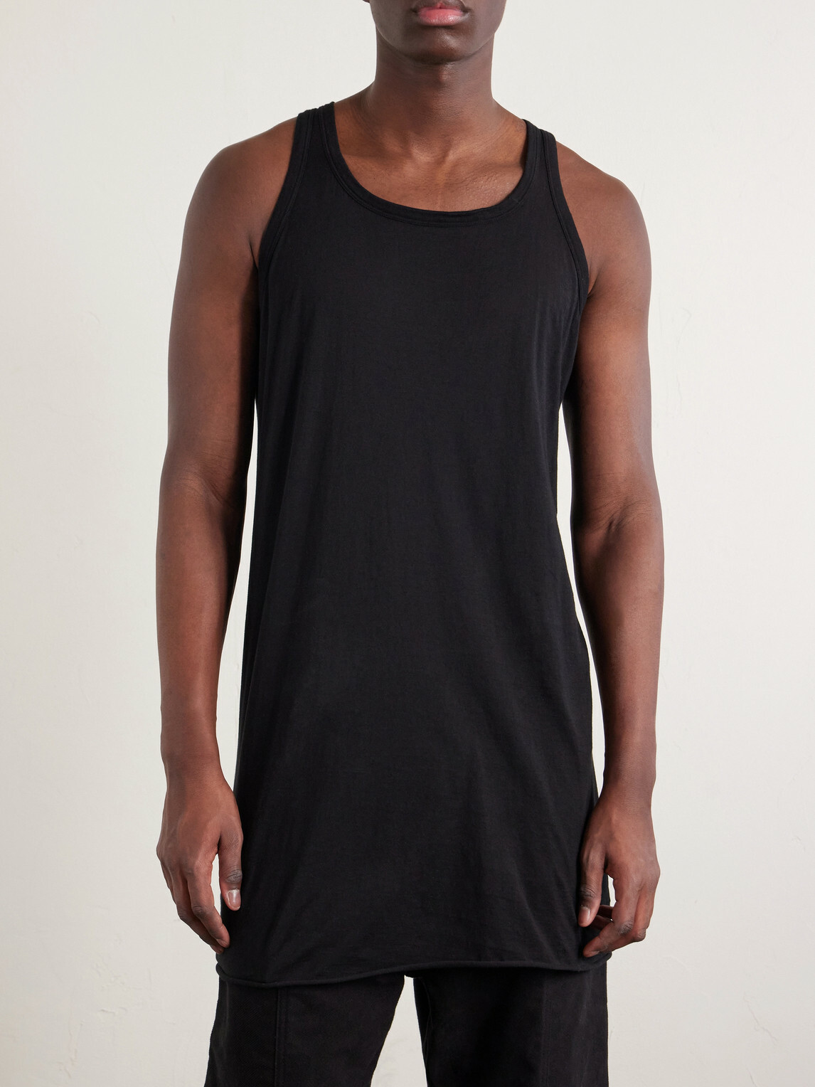 DRKSHDW by Rick Owens - Organic Cotton-Jersey Tank Top - Black